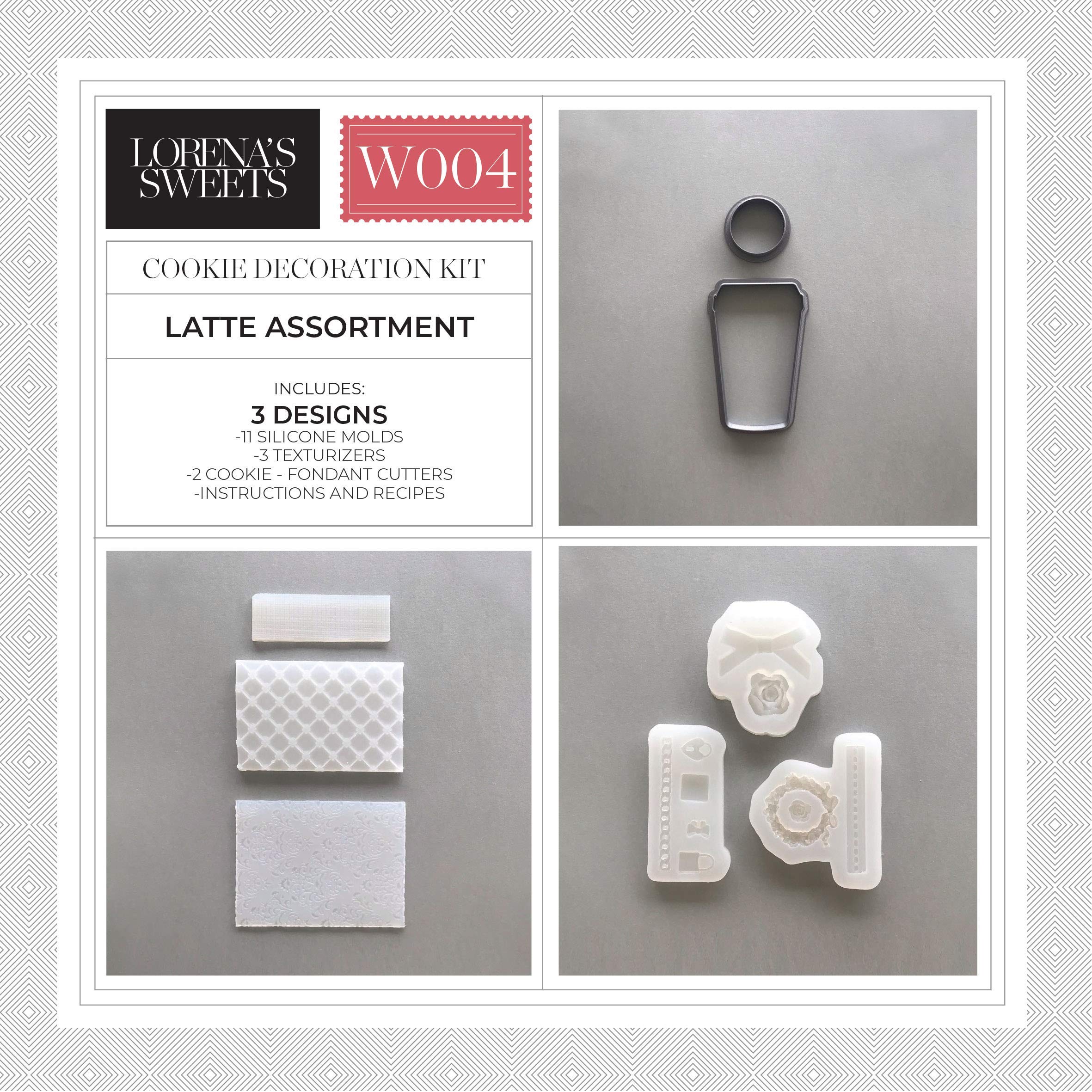Lorena's Sweets Cookie Decoration Kit Latte Assortment