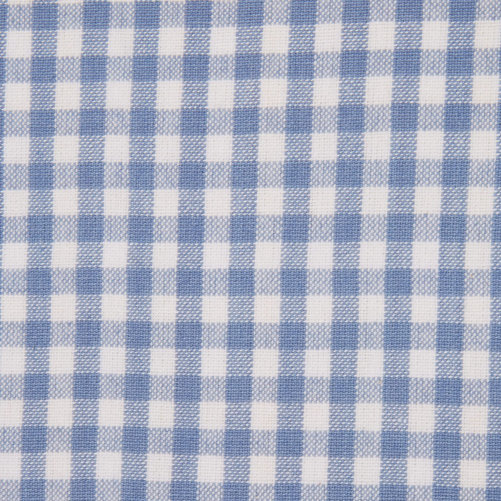 DII Window Valance Collection, 100% Cotton, Pre-Shrunk, Machine Washable, 2 Inch Curtain Rod Pocket, Single Panel, 72x14, Stonewash Blue Check