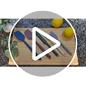 Coukre 5-Piece Silicone Spatula Set High Temp Food Grade Dishwasher Safe Beige Black