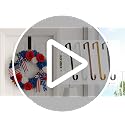 12-Inch Bronze Wreath Hanger for Front Door - St. Patrick's Day Decor