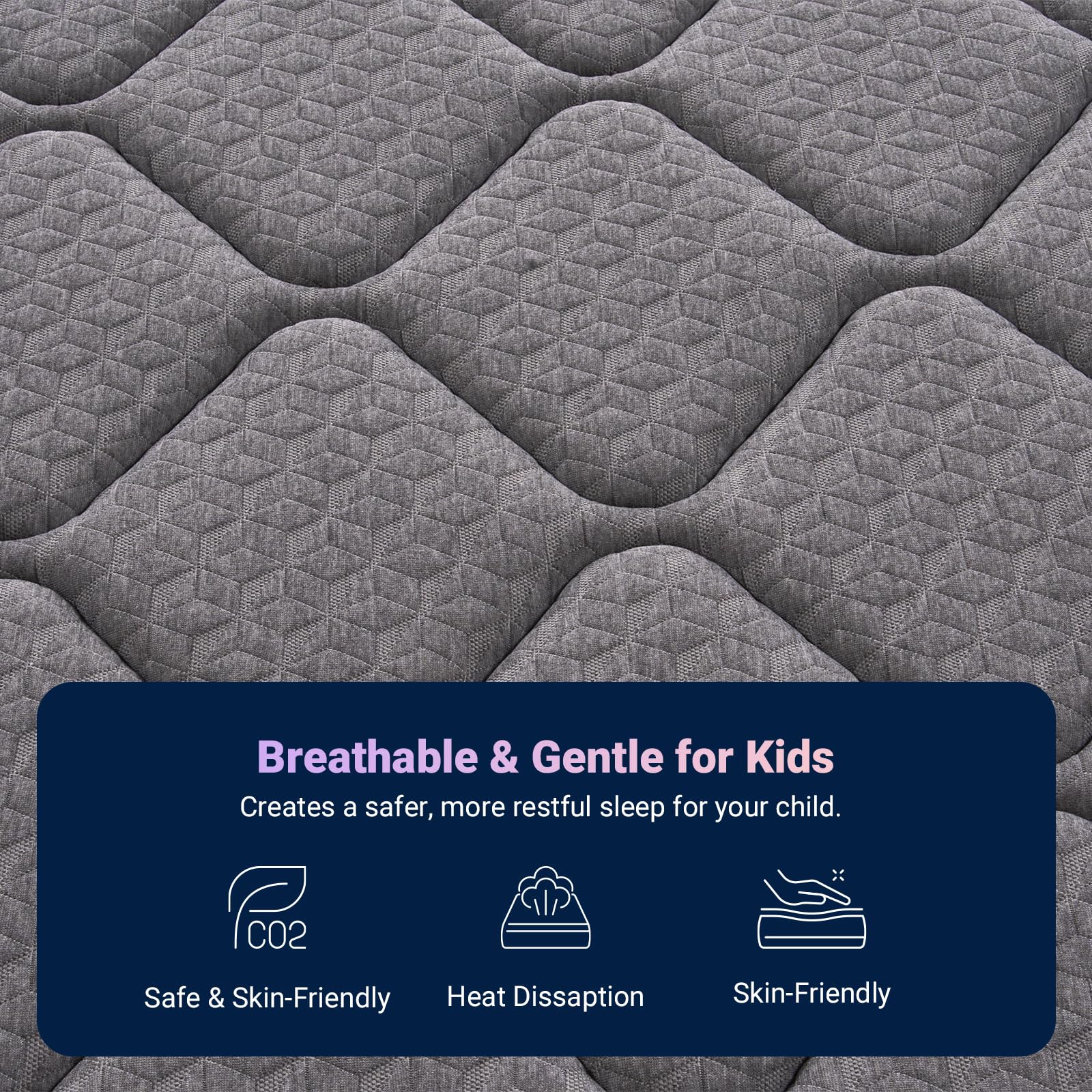 Avenco Twin Mattress, 6 Inch Twin Size Mattress in a Box, Medium Firm Hybrid Mattresses with Bonnell Spring and Gel Memory Foam for Cool Night Sleep & Pressure Relief, CertiPUR-US Certified