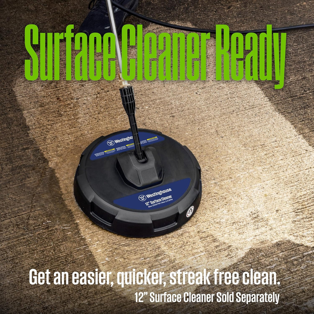 Westinghouse ePX3100 Electric Pressure Washer - 2300 PSI, 1.76 GPM, Anti-Tipping, Soap Tank, Pro Wand & Nozzles