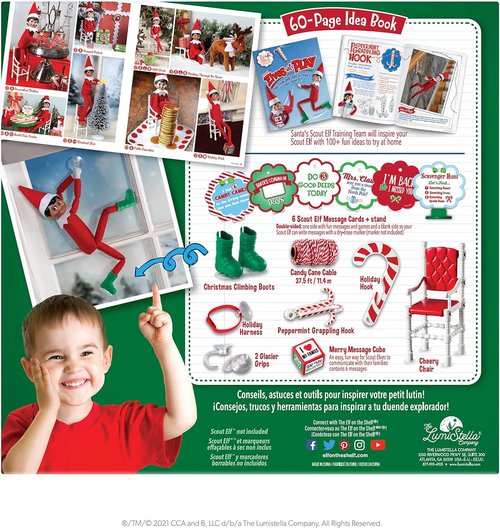 Elf On The Shelf | Elves at Play Guide Book - 60 Pages of 100+ Ideas & 15 Tools for Your Scout Elf