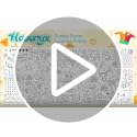 Haooryx Jumbo Purim Coloring Poster - 5-in-1 Activity Center
