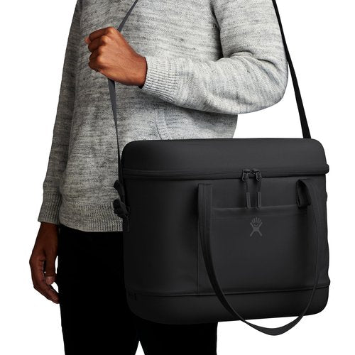 Hydro Flask Cooler Bag - Insulated Portable Soft Cooler - 20 L Capacity in Koala Gray and Black