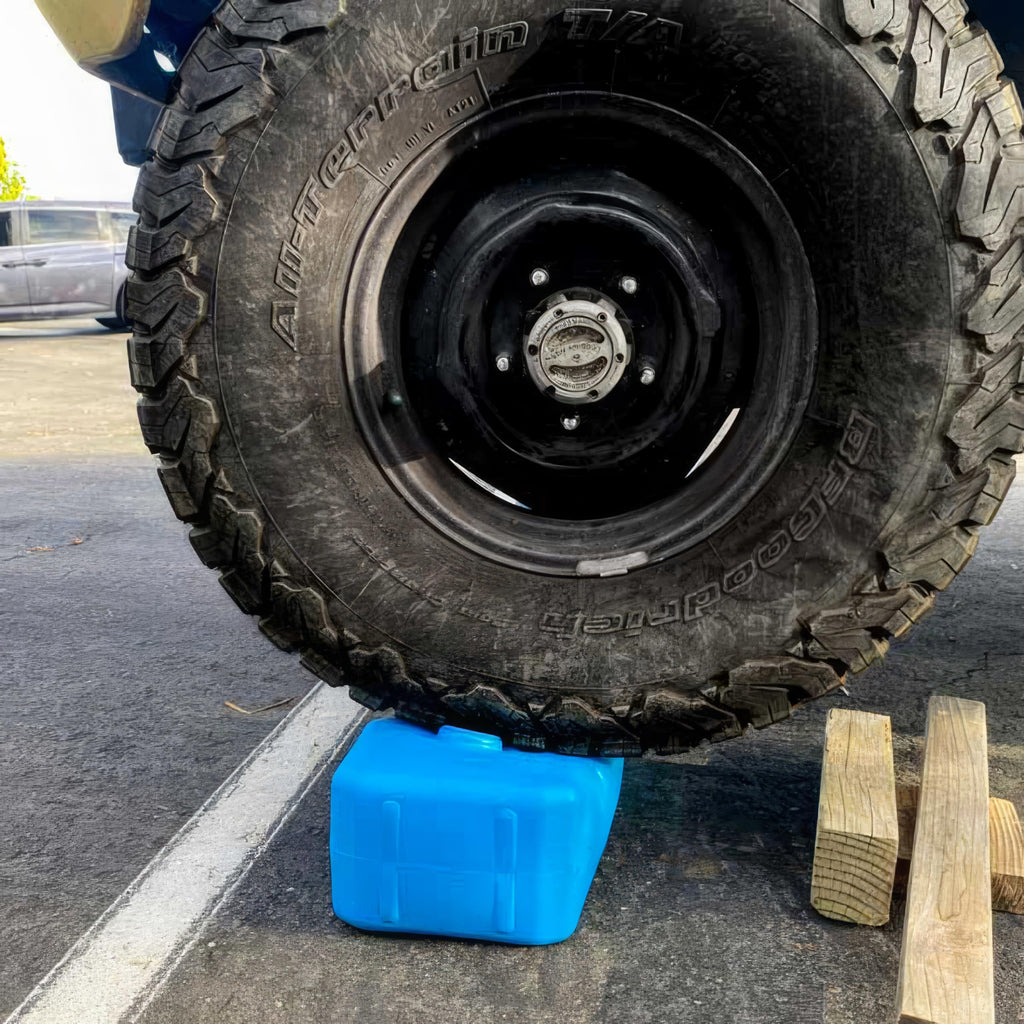 Sagan Life AquaBrick Emergency Water Storage Containers w Ventless Spigot Cap, Leak Proof Guaranteed Portable Stackable - holds 3 Gal, Long Term Food Storage holds 20 lbs, 2 Cont PK + Spigot
