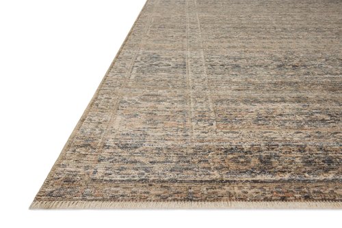 Loloi Amber Lewis Molly Collection MOL-04 Navy/Blush 3'-0" x 5'-0" Low Pile Accent Rug