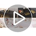 Black and Gold Polka Dot Disposable Tablecloth - 54" x 108"