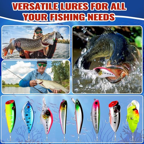 Advent Calendar 2025 | Fishing Gifts for Men & Teens - 24 Days Countdown with Tackle Lures
