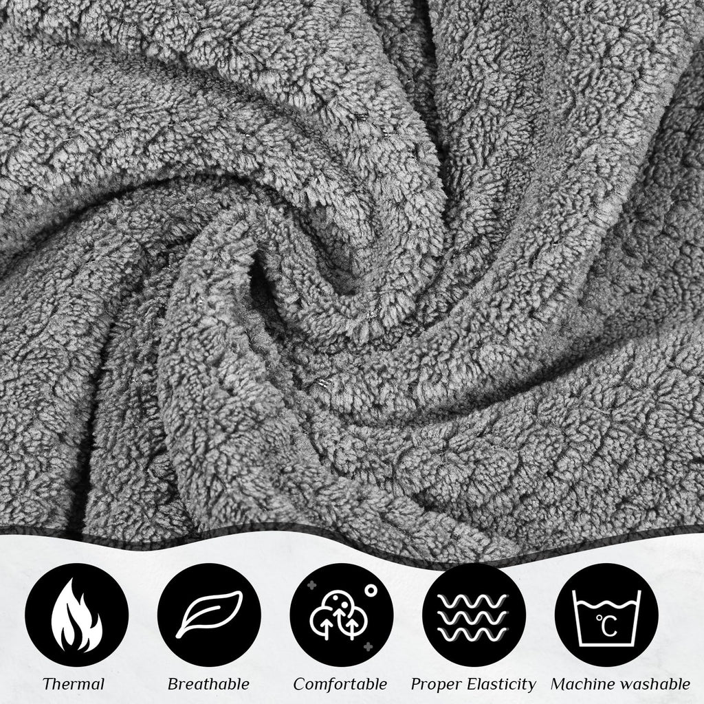 Tigeen 4 Pcs Spa Wrap Towel Wrap for Women Spa Robe with Adjustable Closure Elastic Top Lightweight Wraps for Bath Shower (Black,L-XL)