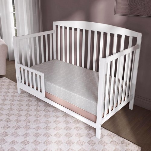 Dream On Me Baby Crib Mattress - Honeycomb Orthopedic Firm Fiber for Optimal Support | 5” Waterproof Cover