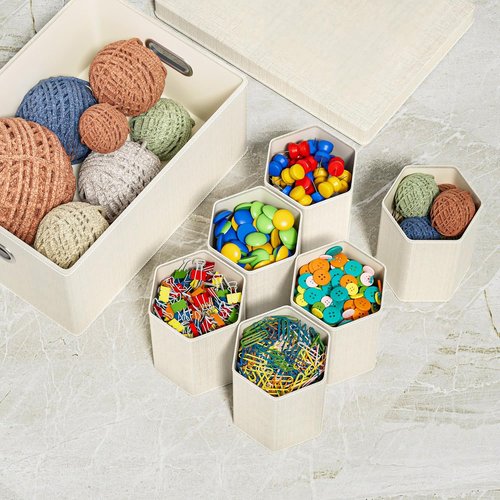Aokeyee Marker Organizer - Stackable Storage Box with Lids for Craft Supplies & Tools | Multi-Purpose Design