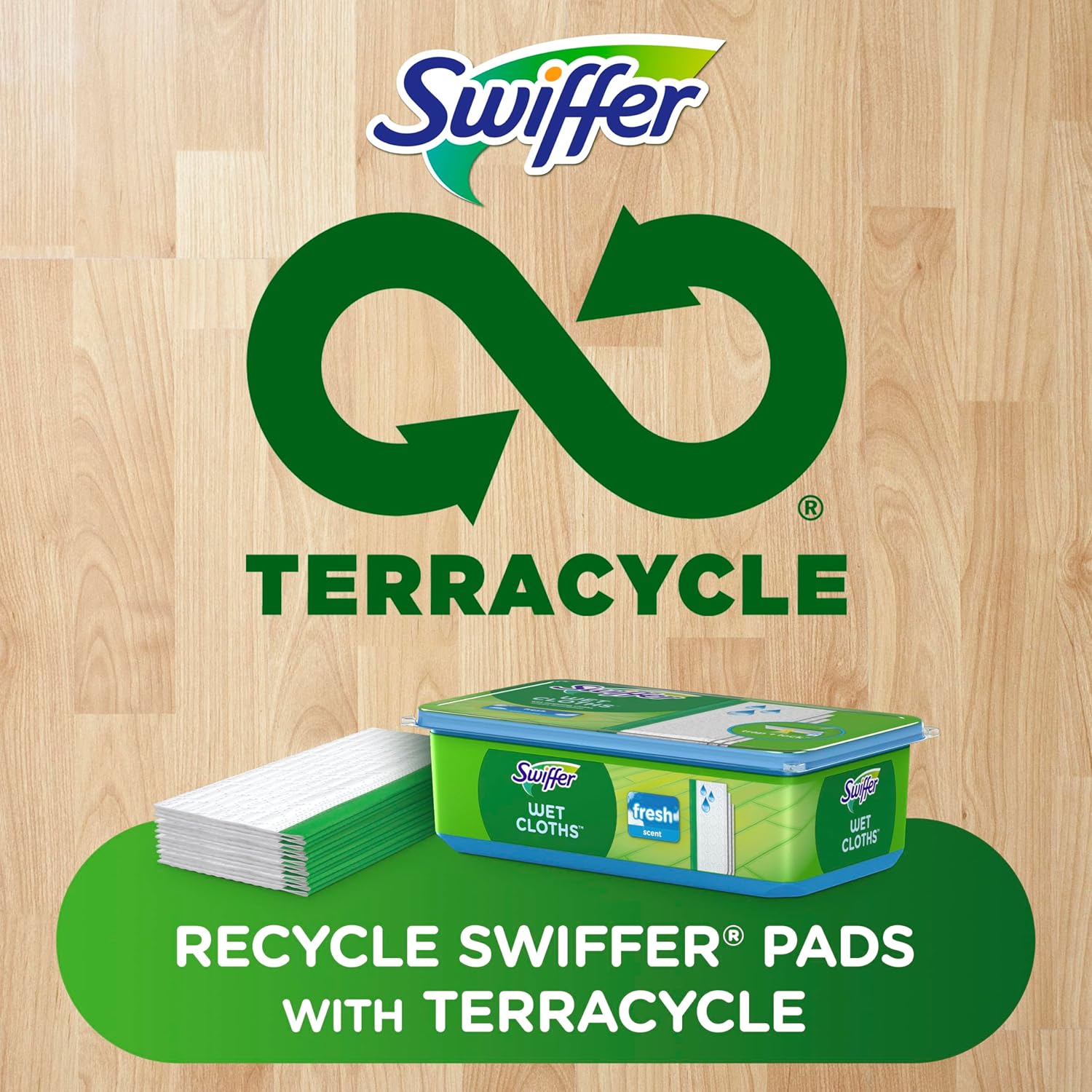Swiffer Sweep + Mop Wet Pads Refill - All-Purpose Floor Cleaner for Dirt & Dust | 24 Count