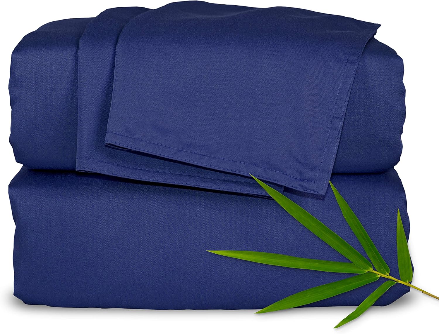 Pure Bamboo Twin Sheets - Luxuriously Soft 100% Organic Viscose Bed Sheet Set | Cooling Comfort, Cobalt Blue