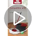Tidy Monster Microfiber Mop Head Replacements for O-Cedar Spin Mop, 4 Pack