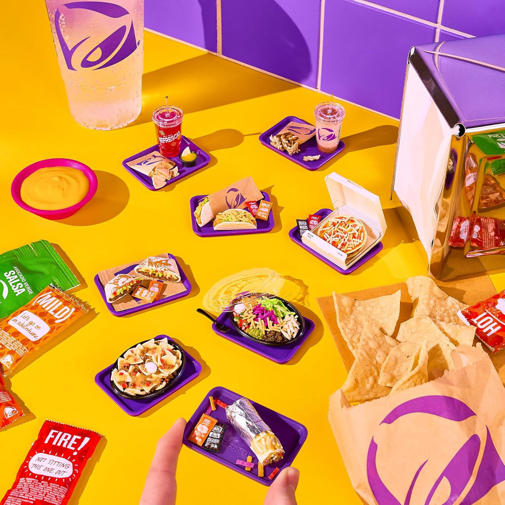 MGA's Miniverse Mini Taco Bell Collectibles - DIY Resin Replicas (2 Pack) | Fun for Ages 8+