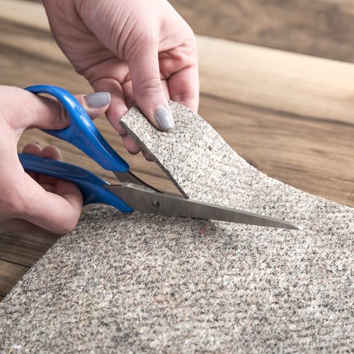 nuLOOM 2' x 6' Premium Eco-Friendly Felt Rug Pad, 1/8 " Thick Low Profile, Non-Slip Backing, Customizable Size, Hardwood, Carpet, Tile, Vinyl, Linoleum, Made in USA, 100% Recycled Materials