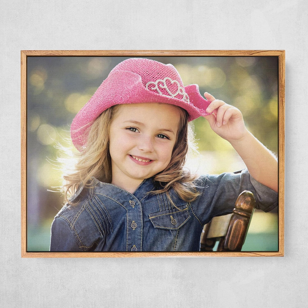 P&L ART. Personalized Custom Canvas Prints: Photo On Canvas Transform Your Photos into Stunning Framed Wall Art Digitally Printed Photo To Canvas Ideal for Home Decor Gifts Keepsakes Beige 16X24