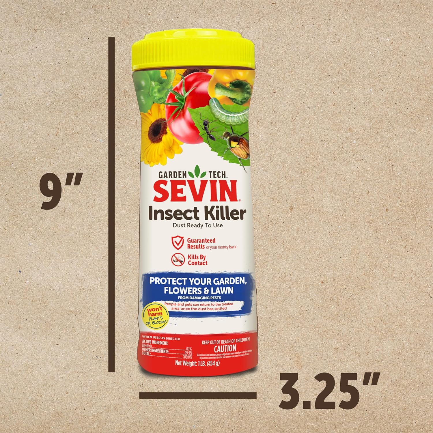 Sevin Insect Killer Dust | Effective Pest Control - 3LB Size for Home and Garden