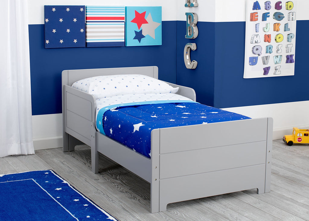 Delta Children MySize Toddler Bed, Grey