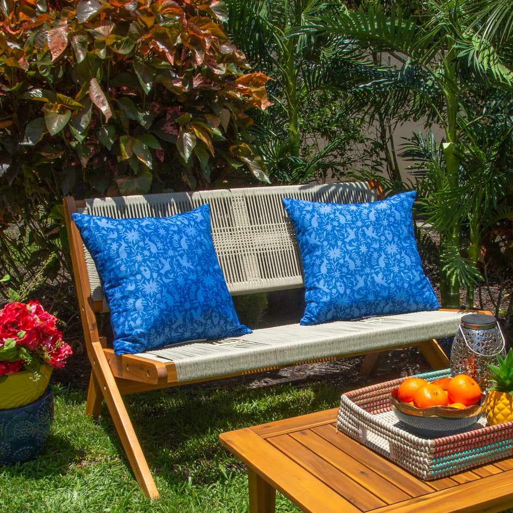 Frida Kahlo® + Classic Accessories® Accent Pillows, 2-Pack, 18 Inch, Animalitos Azules