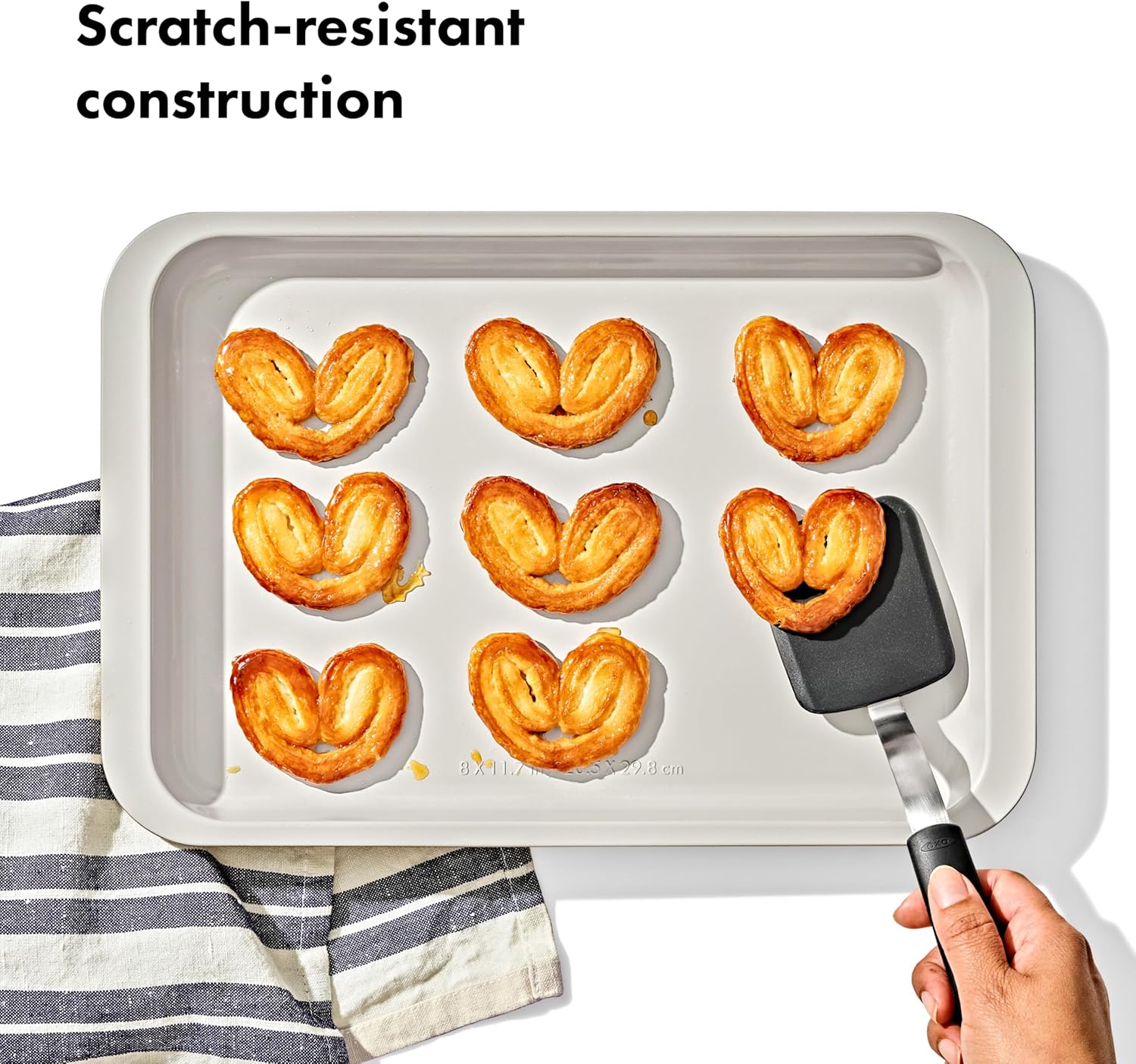 OXO Good Grips Quarter Sheet Pan - Non-Stick Pro Ceramic Coating in Storm Blue