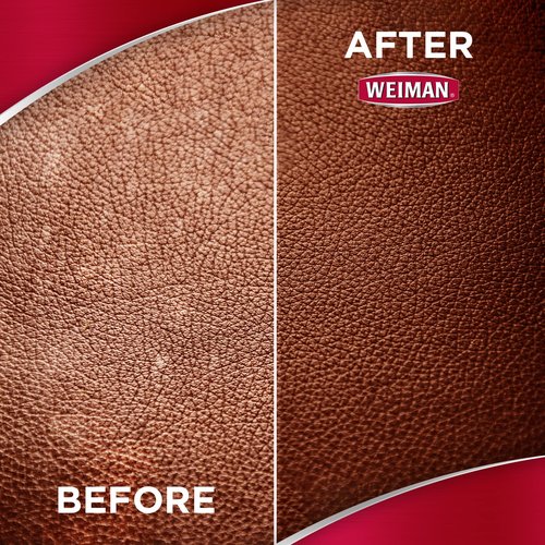 Weiman 3 in 1 Deep Leather Conditioner Cream (2 Pack) - Restores Leather Surfaces - Use on Leather Furniture, Car Seats, Shoes, Bags, Jackets, Saddles
