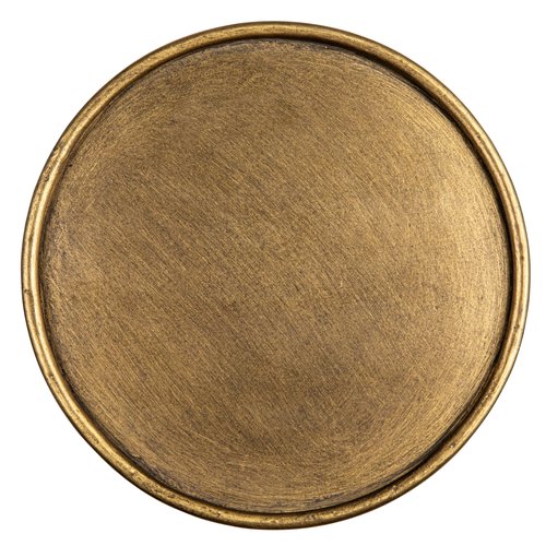 Metal Martini Cocktail Table, Antique Brass
