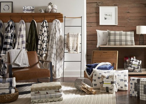 Eddie Bauer - Throw Blanket, Reversible Sherpa Bedding, Medium Weight & Warm Home Decor (Beige, Throw)