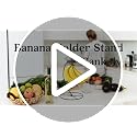 Sturdy Banana Holder Stand - Metal Hanger for Kitchen Countertop