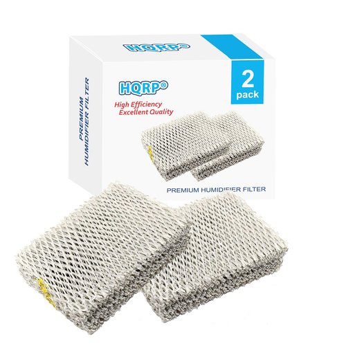 HQRP 2-Pack Humidifier Wick Filter for Hunter 31941 94124 Replacement fits Hunter 33201, 33202, 33204, 33222, 33223, 37201, 37202, 37222, 37223, 36202 Humidifiers