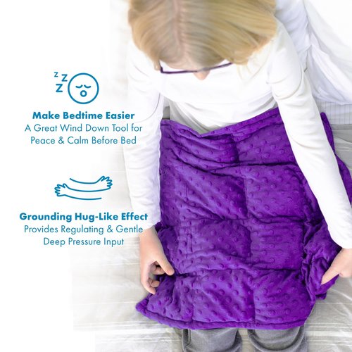 Harkla Weighted Lap Pad for Kids (Lavender)