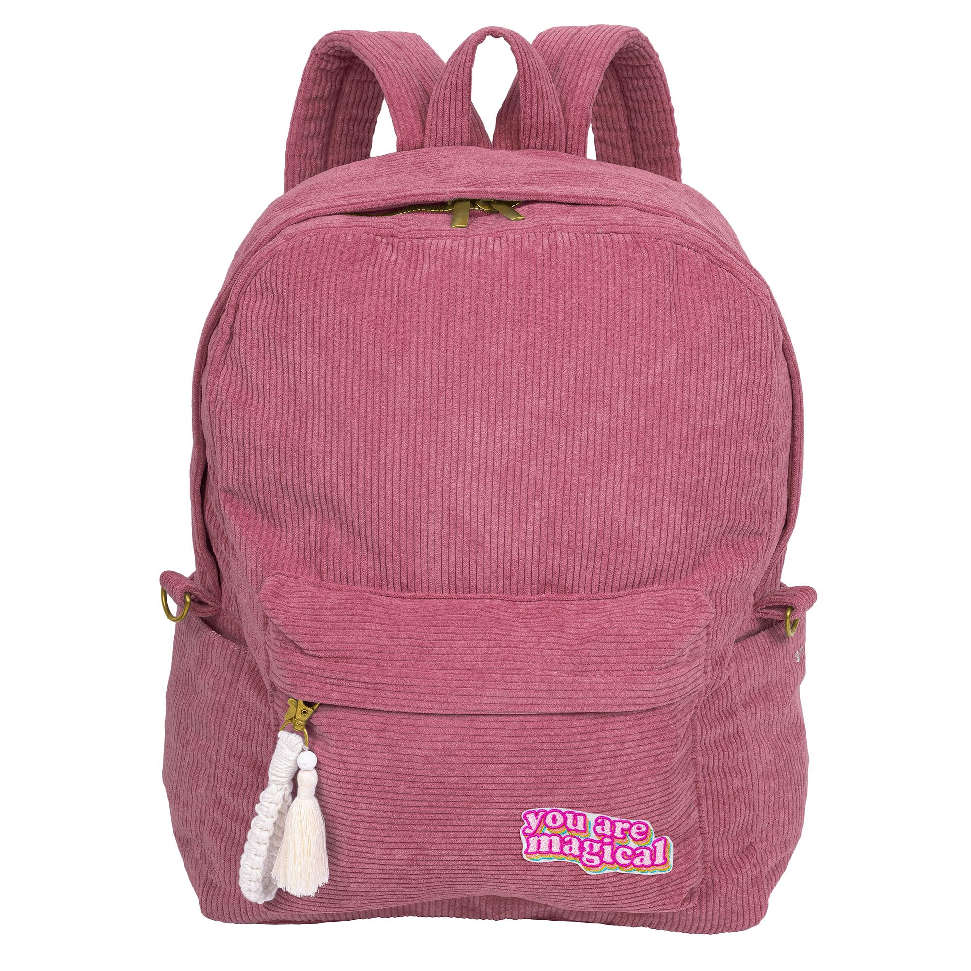 Fashion Angels Style.Lab Backpack for Kids, Corduroy Travel Bookbag with Cute & Stylish Design, Ideal for Girls in School