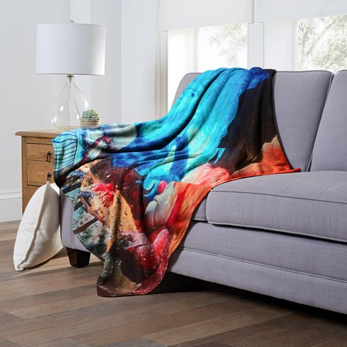 Northwest The Year Without a Santa Claus Silk Touch Throw Blanket, 50" x 60", Heated Phone Call