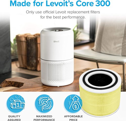 LEVOIT Air Purifier Bundle - Allergy Relief & Pet Odor Elimination | Includes Replacement Filter