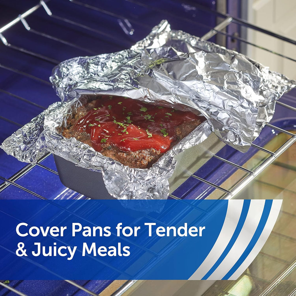 Reynolds Wrap Aluminum Foil Roll - Everyday Strength, Freezer & Grill Safe, 12" Wide, 100 Sq. Ft.