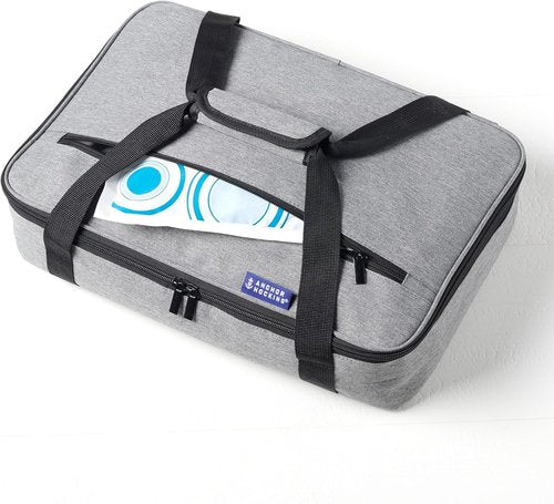 Anchor Hocking 3 Quart Glass Baking Dish - Insulated Carrier with Lid & Hot/Cold Pack