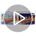 12FT Christmas Inflatable Santa Claus with 3 Reindeer Scene Outdoor Decor - Durable & Lighted