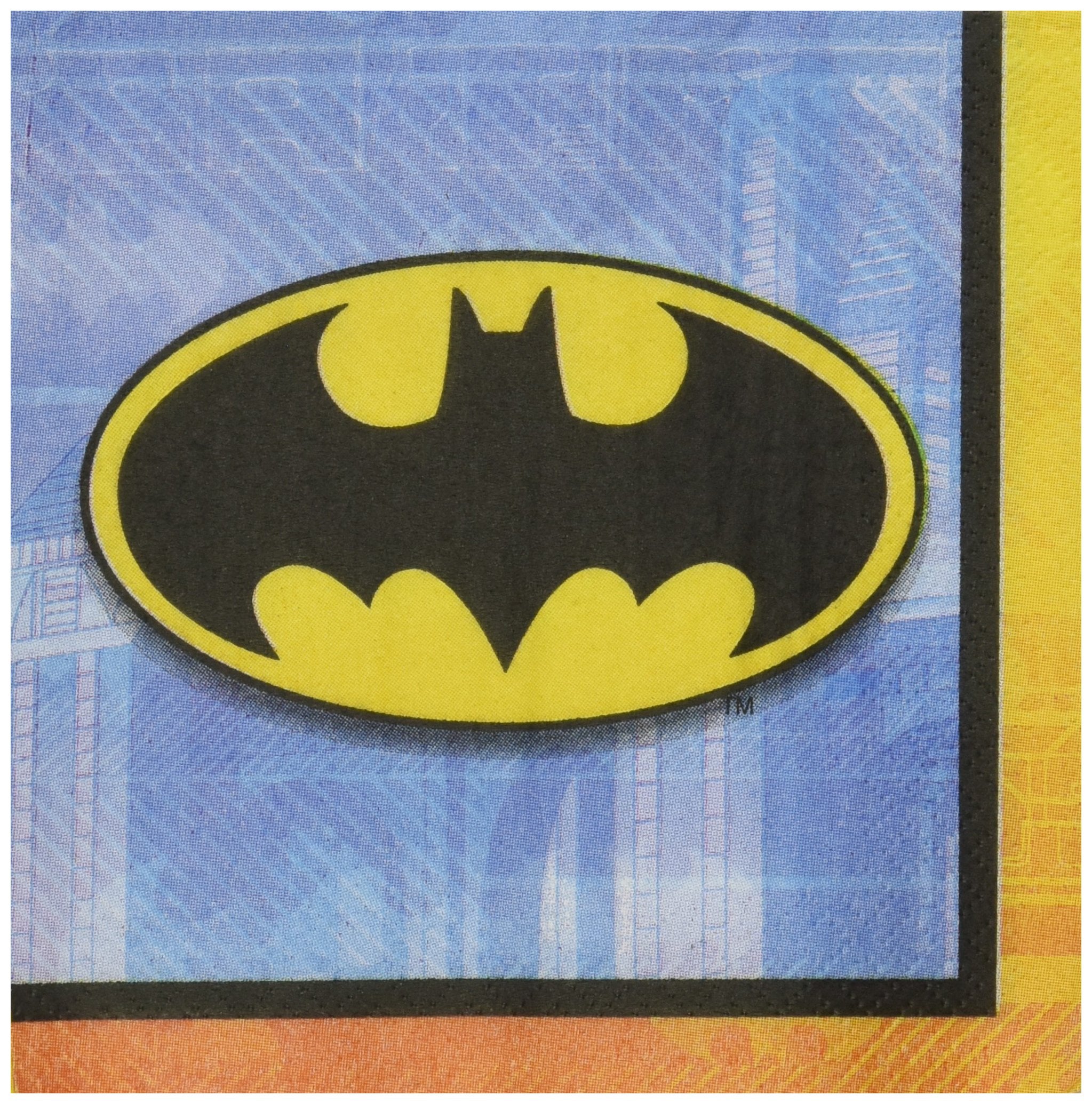 Batman Beverage Napkins, Party Favor