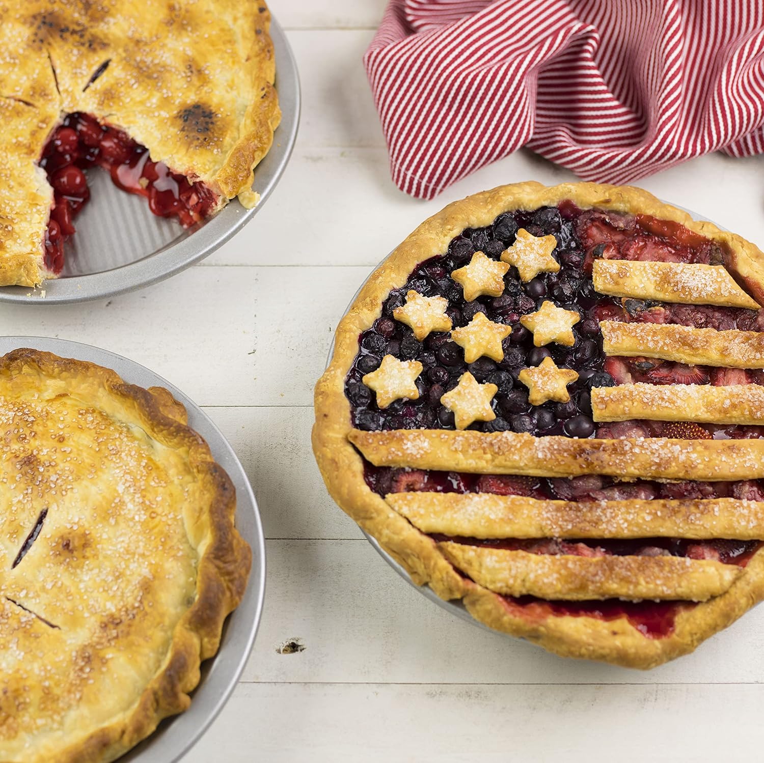 USA Pan Bakeware - 9-Inch Aluminized Steel Pie Pan for Perfectly Baked Pies
