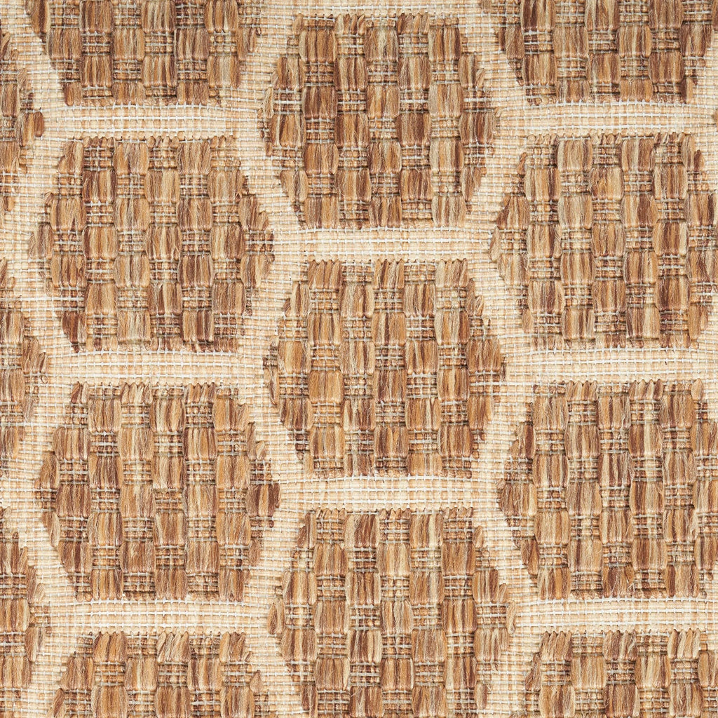 Nourison Home Reversible Indoor Outdoor Natural 4' x 6' Area Rug - Easy Clean, Non Shedding, Bed Room, Living Room, Dining Room, Kitchen (4' x 6')