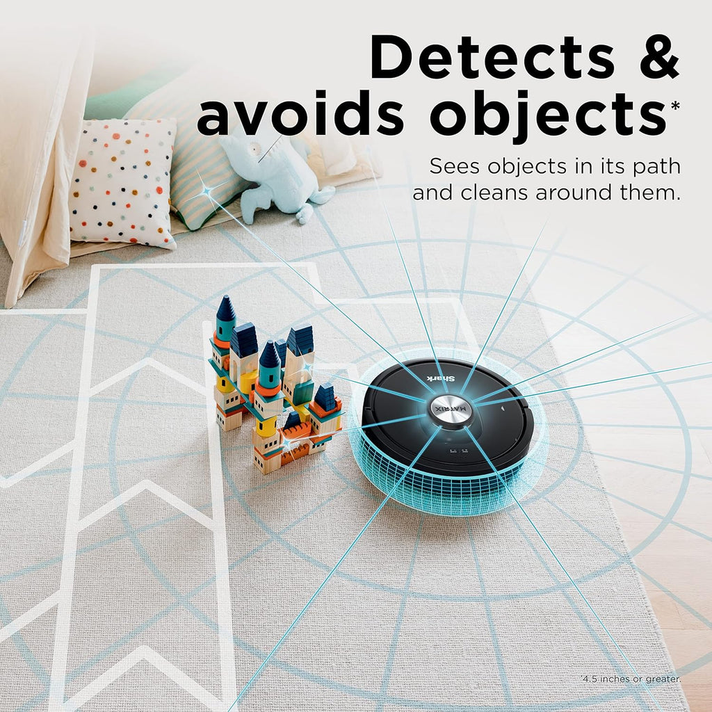 Shark R-RV2310AE Matrix Self-Empty Robot Vacuum - Ideal for Carpets & Hard Floors | 45-Day Capacity, Bagless