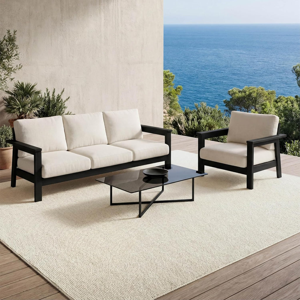 Bedsure 5x7 Faux Wool Area Rug - Machine Washable, Non-Slip, Pet Friendly, Cream for Living Room & Bedroom