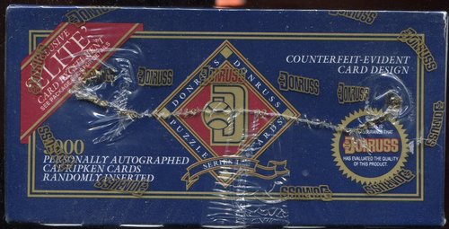 1992 Donruss Series I Major League Baseball Puzzle Cards Unopened Box - 36 Packs Per Box. Look for Rookies and Hall of Fame Member Cards.