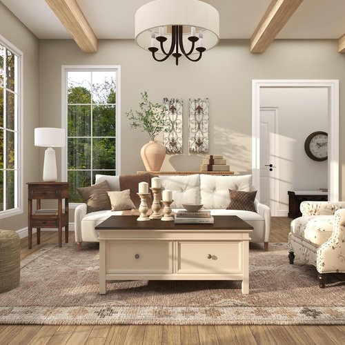 Deco 79 Wood Side End Accent Table 2 Drawers and 1 Shelf End Table, Side Table 16" x 12" x 29", Brown