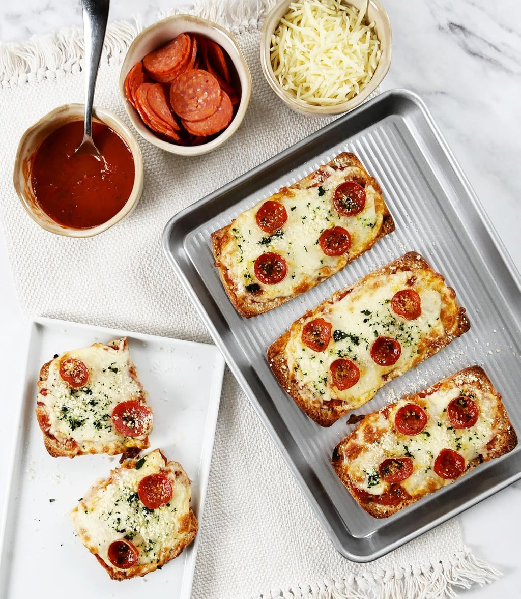 USA Pan Bakeware Nonstick Quarter Sheet Pan - Durable Aluminized Steel | 13 x 9.5 x 1 Inches