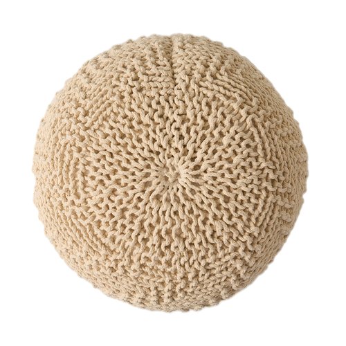 Christopher Knight Home Barwick Pouf, Ivory
