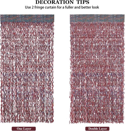 CYLMFC Tinsel Curtain - Rose Gold 3 Pack | 3.3 ft x 6.6 ft Backdrop for Birthday & Wedding Decor