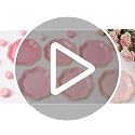60 Pcs Pink Paper Plates - 7 Inch Gradient with Gold Edge