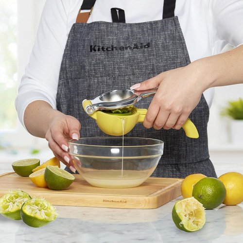 KitchenAid Citrus Juice Press Squeezer - Efficient Lemon & Lime Juicing with Seed Catcher | 8 Inch